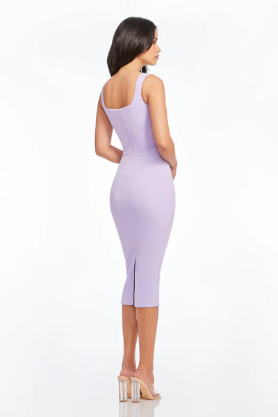 Dress the Population Sloane dress in Wisteria