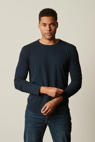 Velvet Men's DS Slub Classics L/S Top - Midnight
