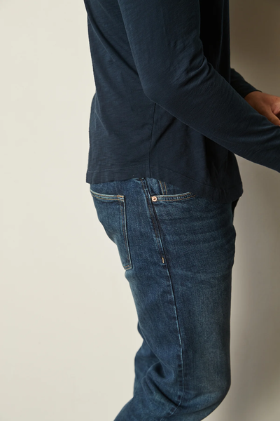 Velvet Men's DS Slub Classics L/S Top - Midnight