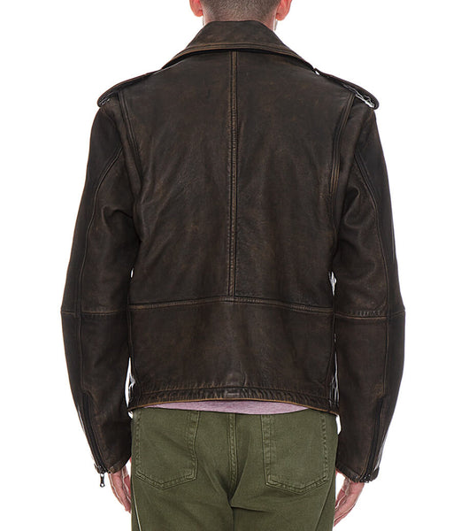 John Varvatos Leather Moto Jacket