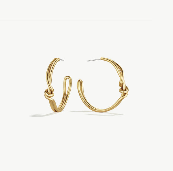 SOKO Miji Hoops in Gold