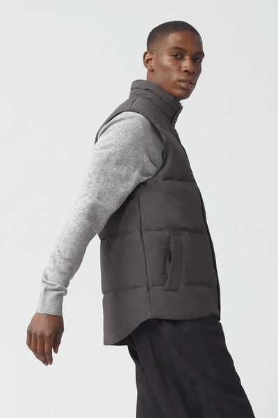 Canada Goose Men's Garson Vest Black Label - Coastal Grey