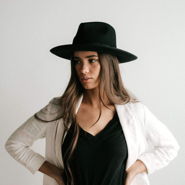 Gigi Pip Monroe Rancher hat in Black