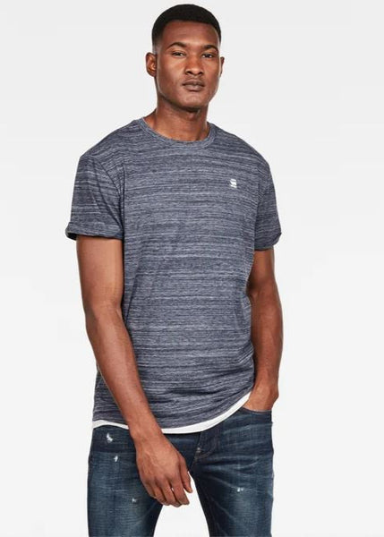 G-STAR Lash Round Neck T-Shirt sartho blue