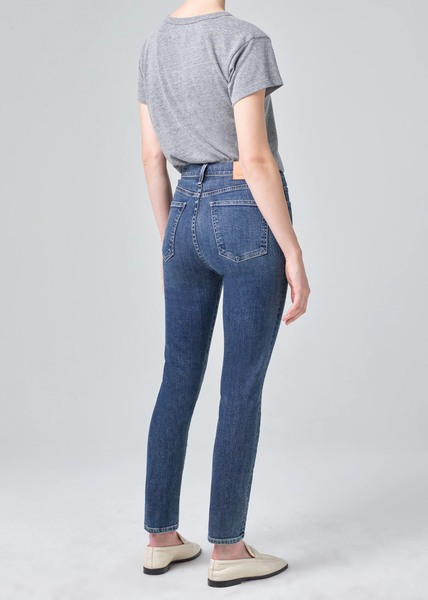 Citizens of Humanity Olivia Hi Slim Ankle Jean in Ocean Front