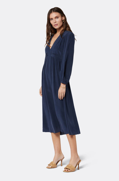 Joie Kaz v neck dress in Navy Blazer