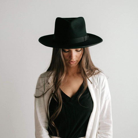 Gigi Pip Monroe Rancher hat in Black