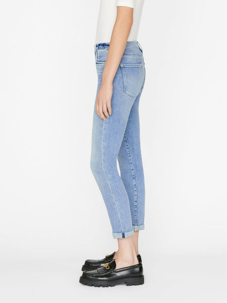 FRAME Le Garcon Relaxed Straight Leg Jean in Galeston