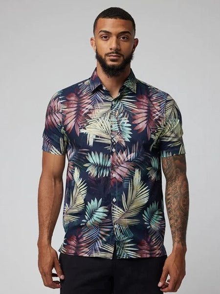 Good Man Brand Big On-Point S/S Shirt - Botanical Ferns
