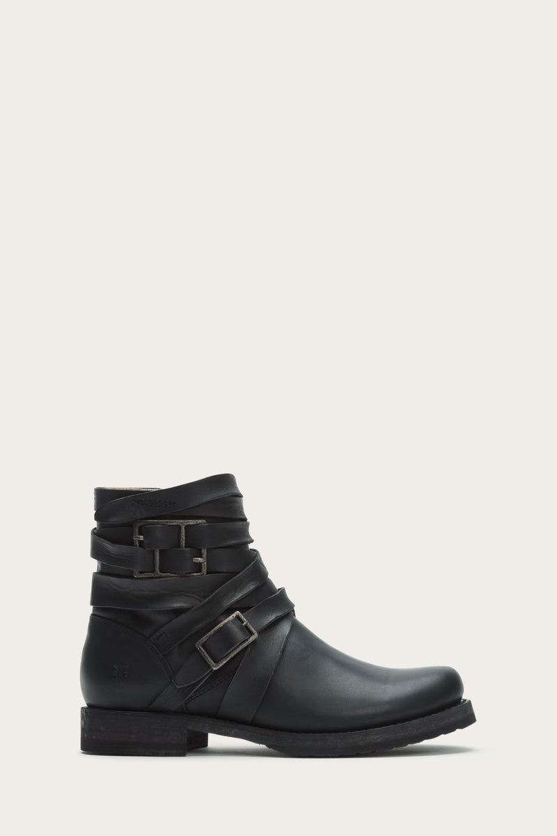 Frye Veronica Strappy Black manhattan casuals