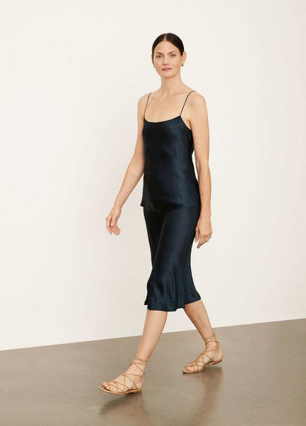 Vince Satin Cami in Coastal Blue