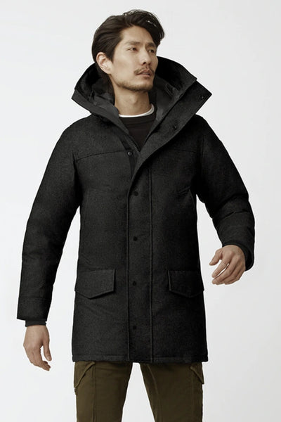 Canada Goose Men's Langford Parka Wool - Carbon Melange