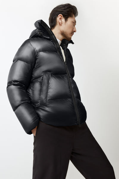 Canada Goose Men's Crofton Puffer Black Label- Black