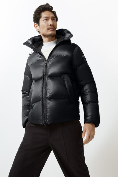 Canada Goose Men's Crofton Puffer Black Label- Black