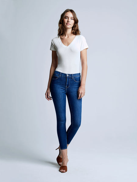 L'AGENCE Margot Hi Rise Skinny in Byers