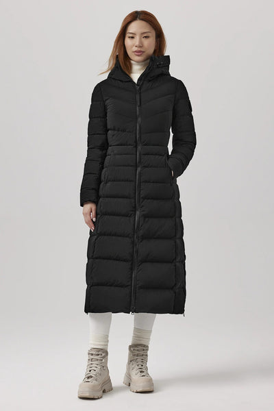 Canada Goose Women's Clair Long Coat Black Label - Black
