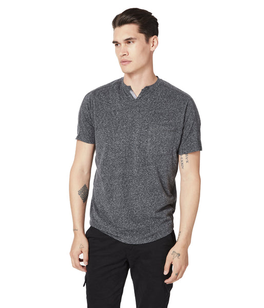 Good Man Brand SS Victory V-Notch Tee Charcoal Heather