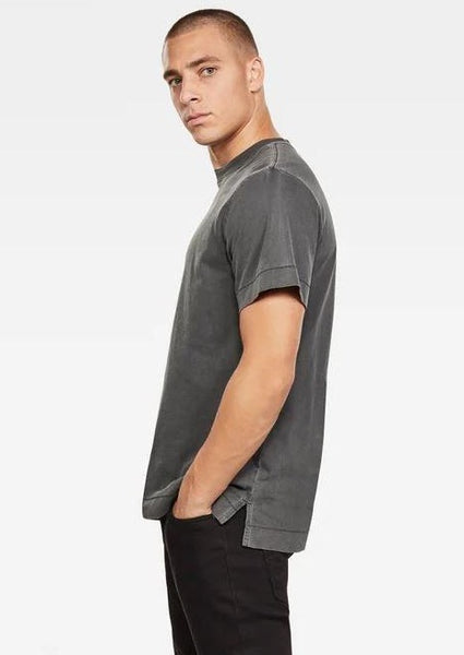 G-STAR Reflective Logo Loose OD RT S/S T-Shirt - Dark Black