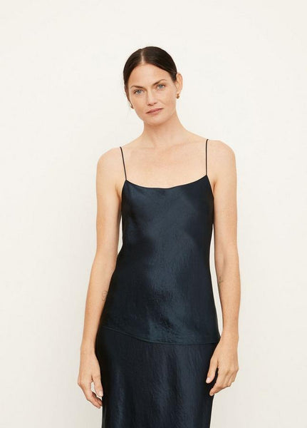 Vince Satin Cami in Coastal Blue
