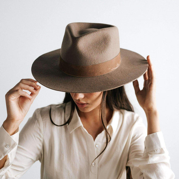 Gigi Pip Miller Fedora in Brown