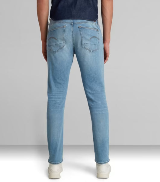 G-STAR Men's 3301 Slim Light indigo aged