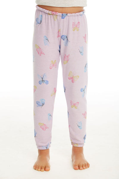 Chaser Girls Cozy Knit Lounge Pant in Posy