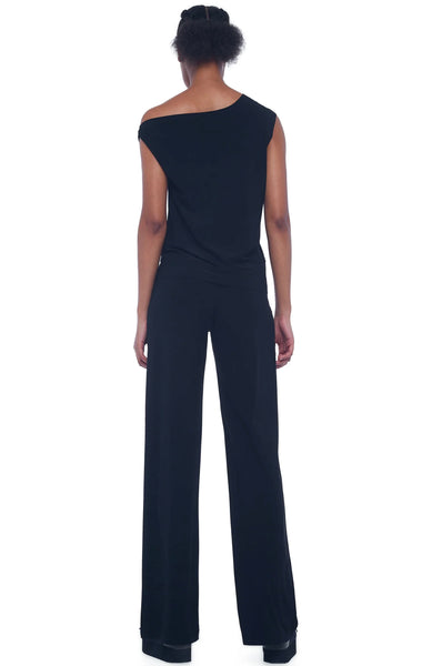 Norma Kamali Drop Shoulder Top in Black