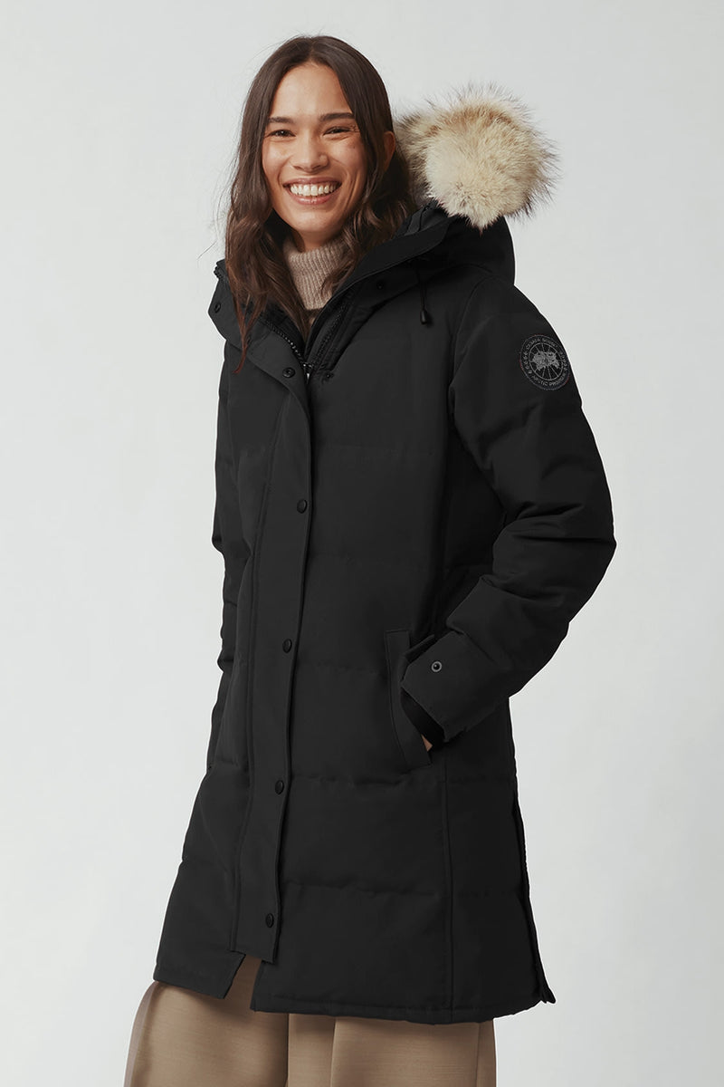 Fur Jacket Canada Goose Coats For Sale Uk Fur Hood Womens Black