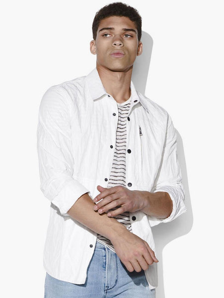John Varvatos CLIFF PARACHUTE SHIRT JACKET
