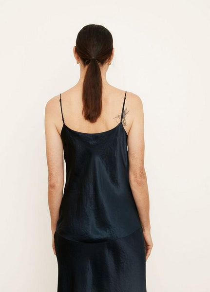 Vince Satin Cami in Coastal Blue