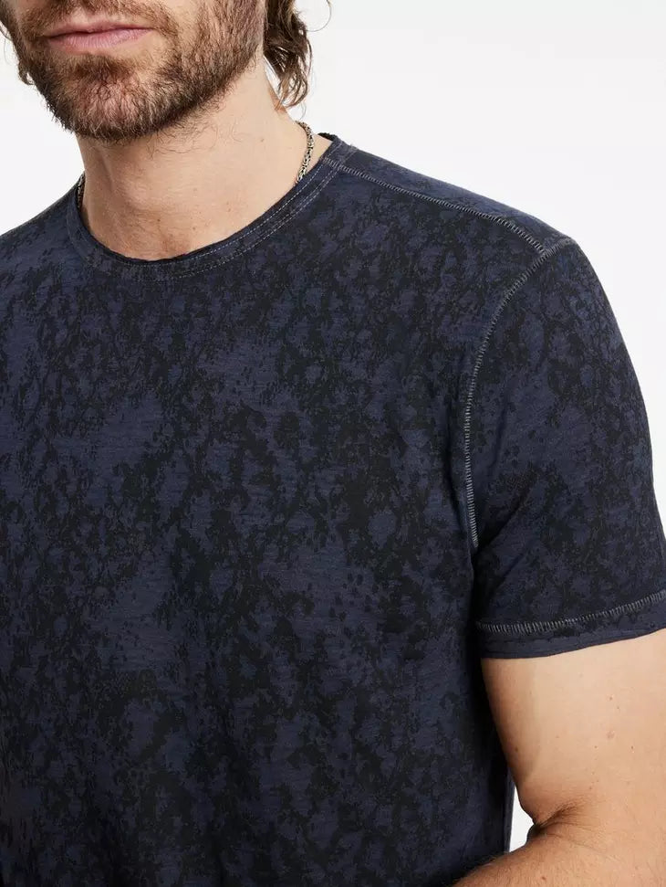 John Varvatos Castillo Crewneck Tee - Navy