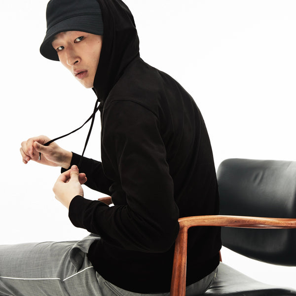 Lacoste Regular Fit Hooded Jersey T-shirt - Black