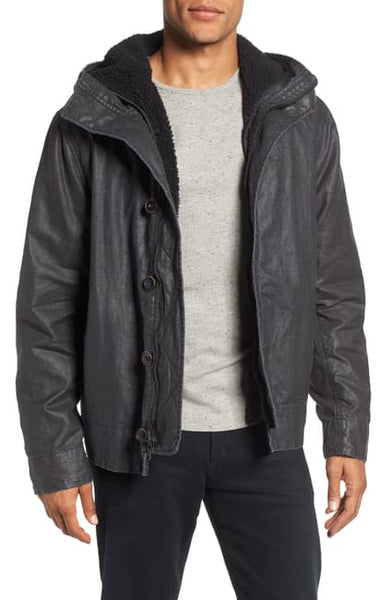 John Varvatos Army Hoodie Jacket - Midnight