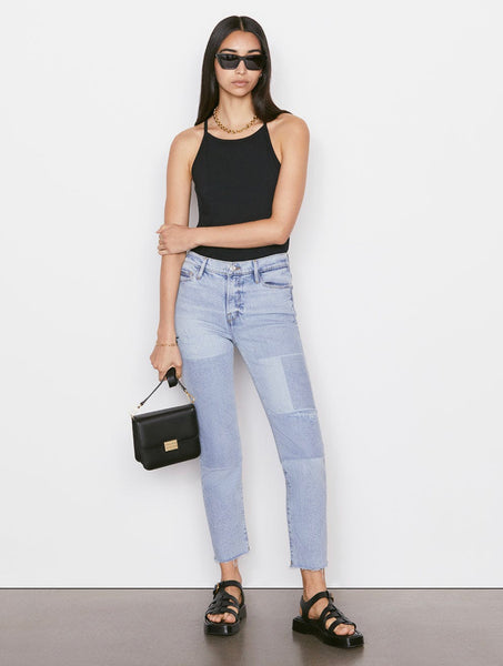 FRAME LeMid Rise Cami in Noir