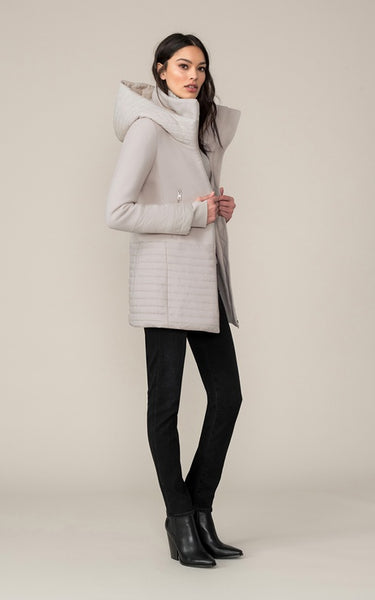 Soia&Kyo Avery-N Mixed Media Coat
