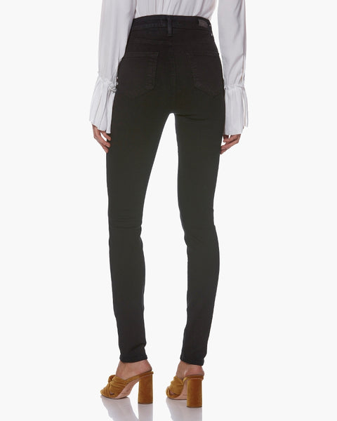 Paige Margot Ultra Hi Skinny in Black Shadow