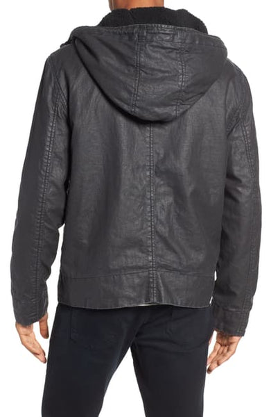 John Varvatos Army Hoodie Jacket - Midnight