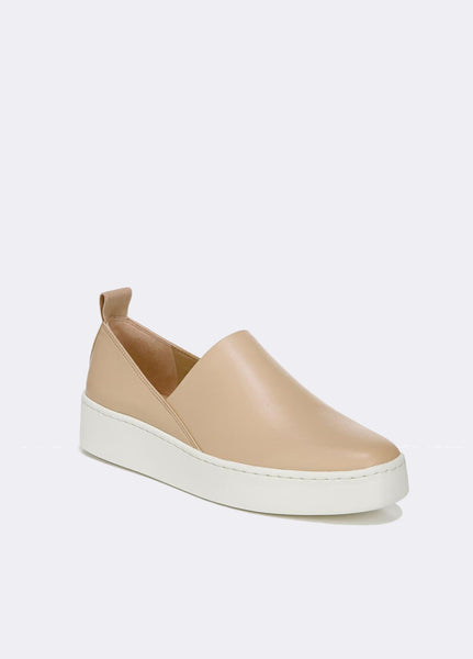 Vince Saxon Leather Slip-on Sneaker