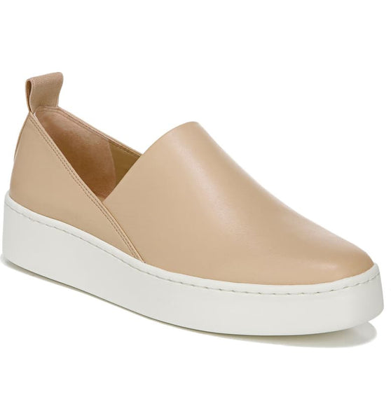 Vince Saxon Leather Slip-on Sneaker