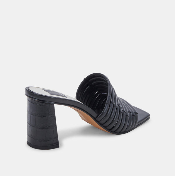 Dolce Vita Priana Multi Strap Heel in Black