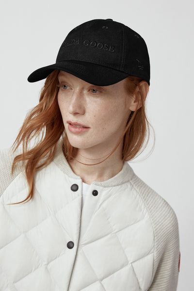 Canada Goose Wordmark Adjustable Cap -  Black