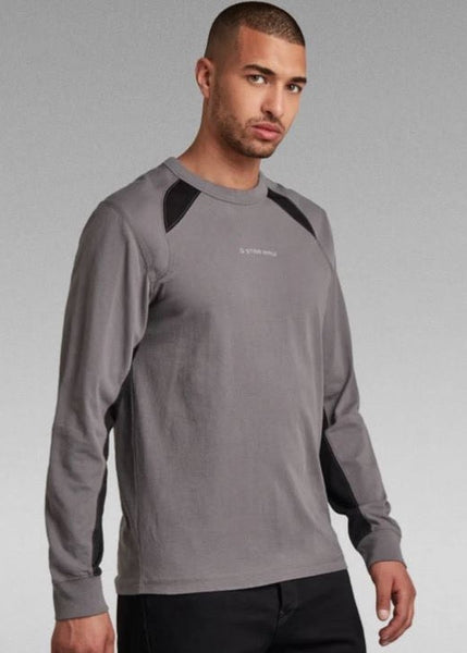 G-STAR Moto Neoprene L/S T-Shirt - Magna