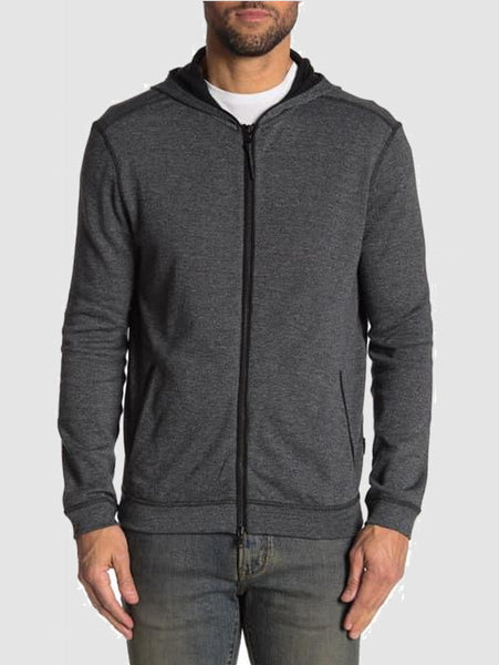 John Varvatos L/S Zip Double Knit Hoodie