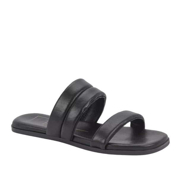 Dolce Vita Adore Italian made Low Slide in black leather