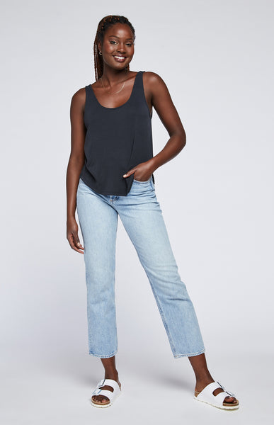 Gentle Fawn Leone Super Soft Modal Tank top in Carbon