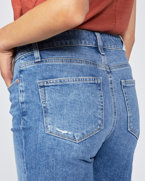 Paige Sarah Long Line Short in Wannabe Distressed