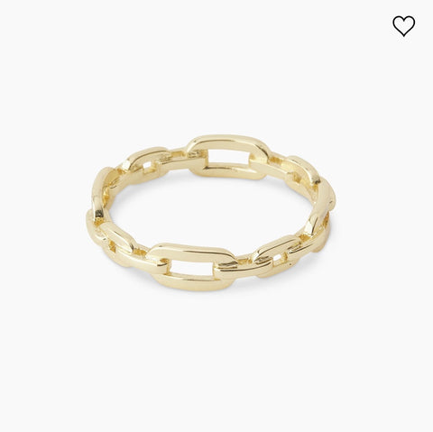 gorjana Parker Link Ring in Gold
