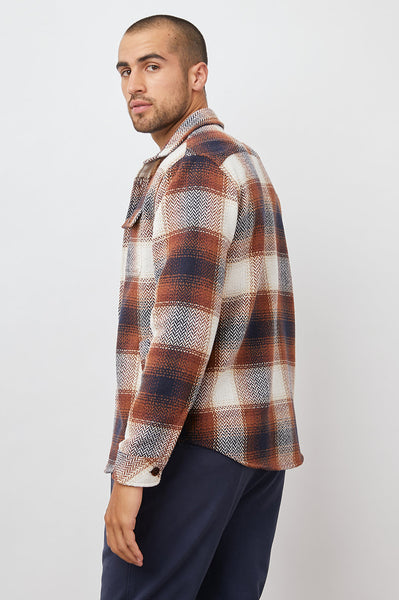 Rails Men's Berkshire Shirt Jacket - Chinchilla Navy Cirrus