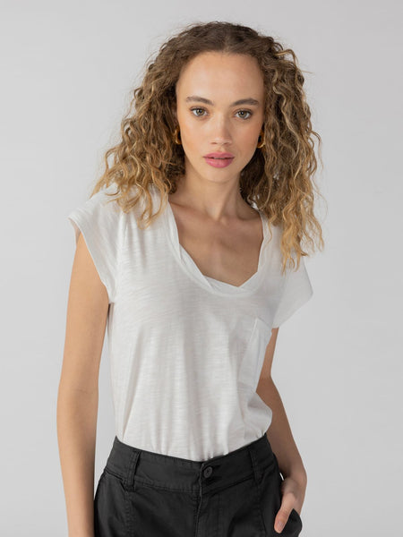 Sanctuary Traveler Twist Tee White