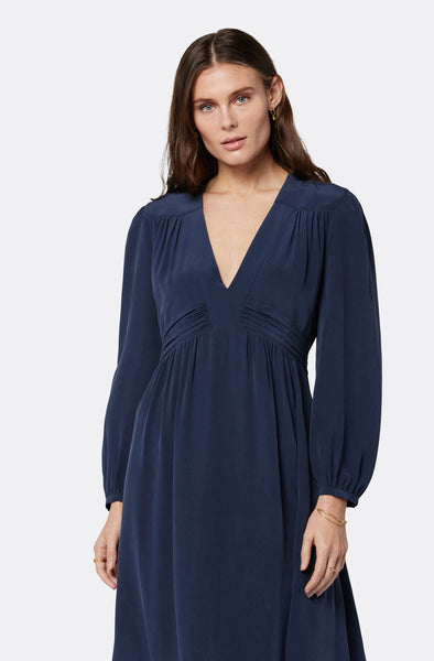 Joie Kaz v neck dress in Navy Blazer
